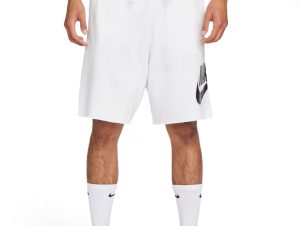 NIKE M NK CLUB ALUMNI HBR FT SHORT DX0502-100 Λευκό