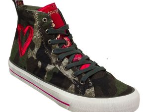 Ψηλά Sneakers Desigual Beta_militar Ύφασμα