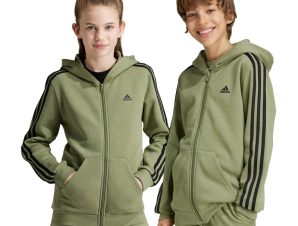 adidas sportswear U 3S FL FZ HOOD IX9536 Χακί