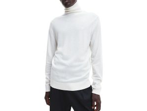 Μπλουζάκια με μακριά μανίκια Calvin Klein Jeans SUPERIOR WOOL TURTLE NECK SWEATER MEN