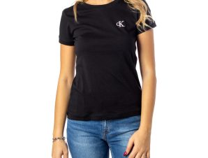 T-shirt με κοντά μανίκια Calvin Klein Jeans CK EMBROIDERY SLIM TEE J20J212883