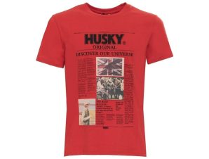 T-shirt με κοντά μανίκια Husky hs23beutc35co196-tyler-c390-f46 red