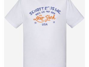 T-shirt με κοντά μανίκια Schott TSTOBY