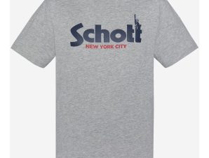 T-shirt με κοντά μανίκια Schott TSTROY