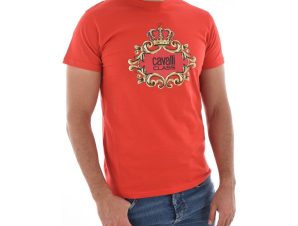 T-shirt με κοντά μανίκια Roberto Cavalli SXH01A JD060