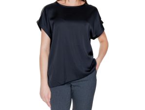 T-shirt με κοντά μανίκια Vila VIELLETTE S/S SATIN TOP/SU – NOOS 14059563