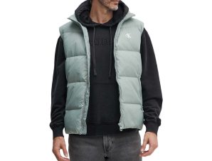 Αμάνικα/T-shirts χωρίς μανίκια Calvin Klein Jeans ESSENTIALS DOWN REGULAR FIT PUFFER VEST MEN