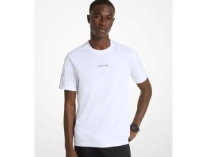 T-shirt με κοντά μανίκια MICHAEL Michael Kors CT4524E1V2 LOGO TAPE