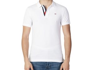 Πόλο με κοντά μανίκια Tommy Hilfiger TJM SLIM PLACKET POLO DM0DM15370