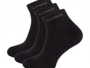 Alpinus Puyo FL43764 Αθλητικές Κάλτσες Μαύρες 3 Ζεύγη