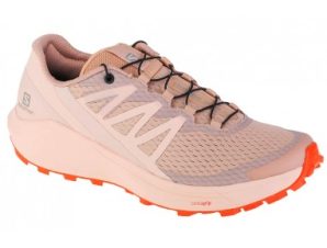 Salomon Sense Ride 4 L41450300 Γυναικεία Αθλητικά Παπούτσια Trail Running Sirocco / Peachy Keen / Red Orange