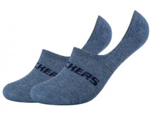 Skechers 2PPK Mesh Ventilation Footies Socks SK440085500
