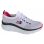 Skechers D”Lux Walker Γυναικεία Flatforms Sneakers Λευκά 149311-WBK